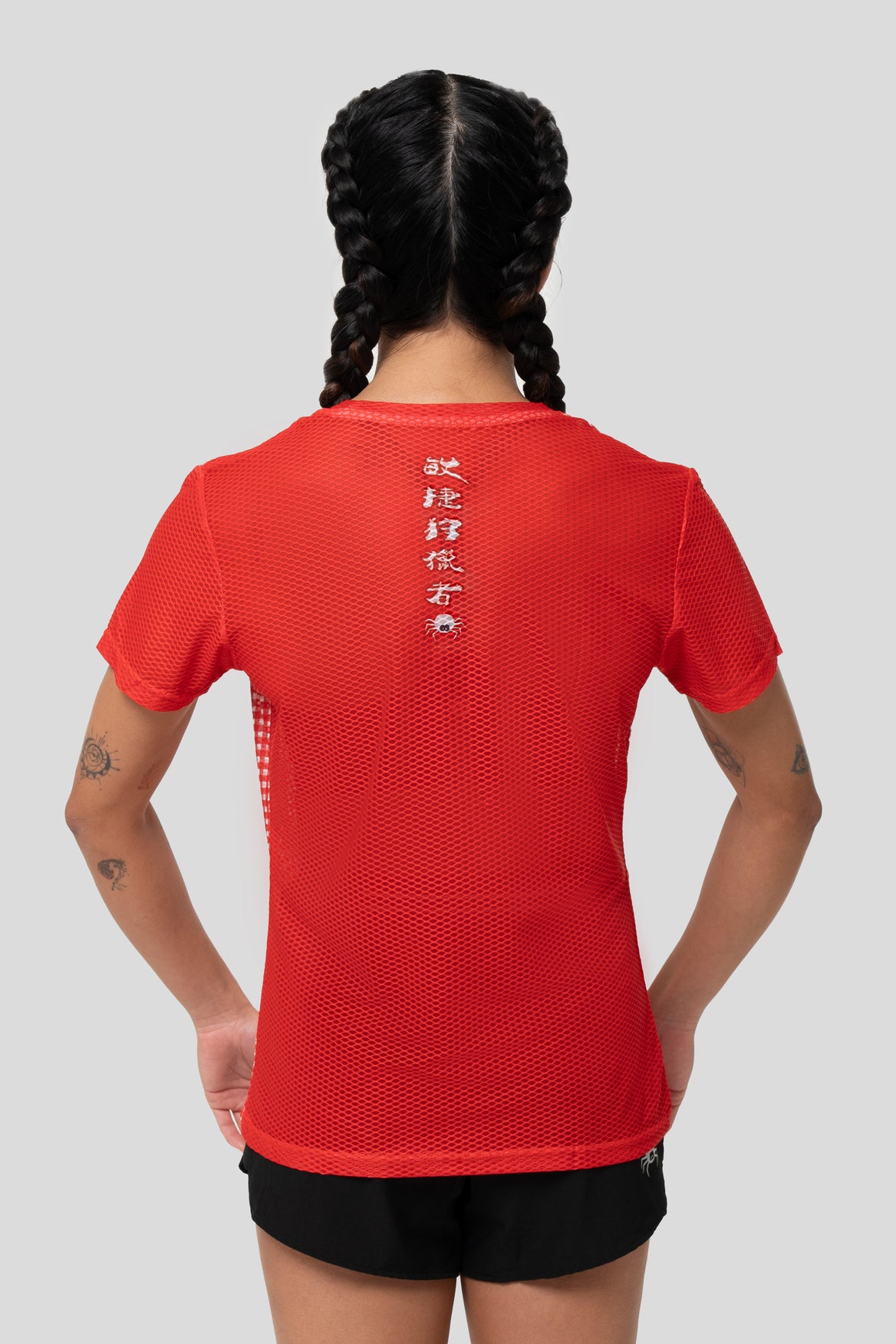 【Men】Hexagonal Breathable T-Shirt - Red Dragon