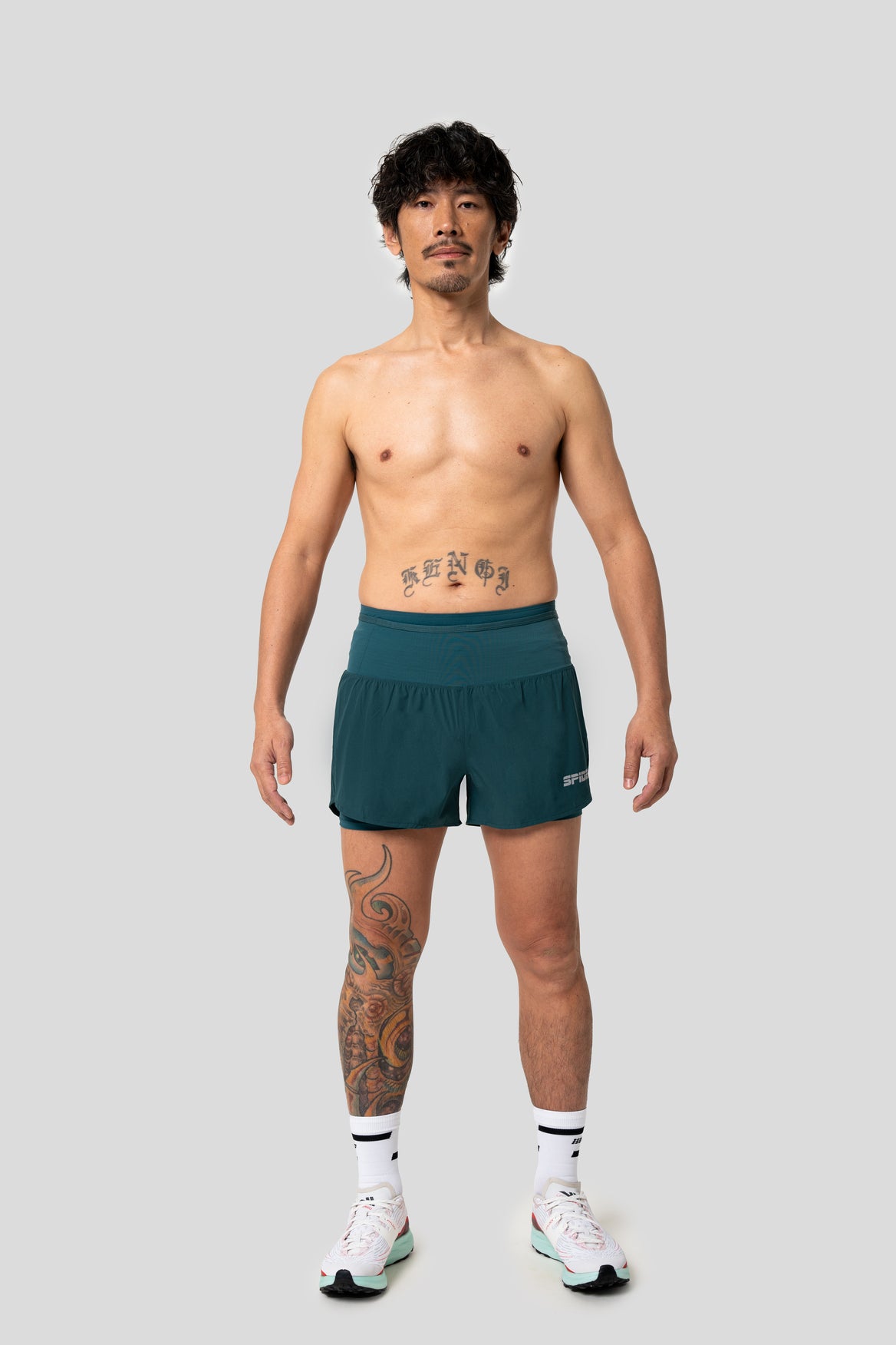 【Women】2 in 1 Multiple Functional Running Shorts (Noble Green)