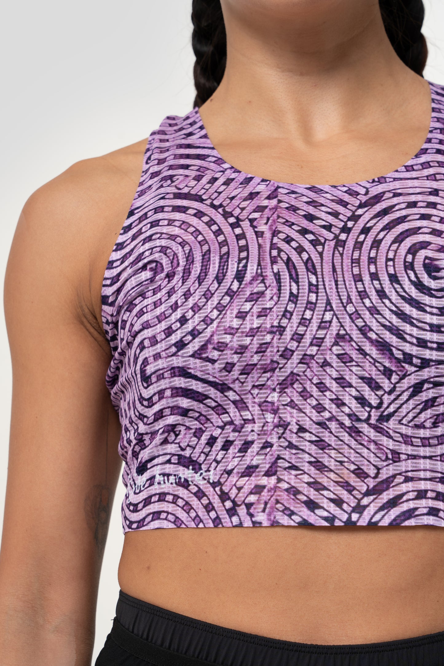 【Women】"Feel Nothing" - Seamless Top - Mystic Purple
