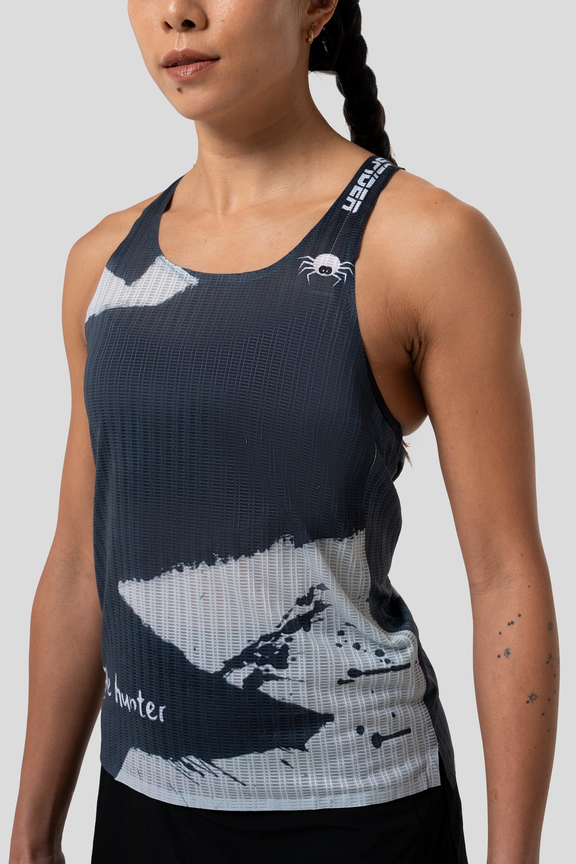 【Unisex】"Feel Nothing" - Seamless Singlet - Ink Elegance