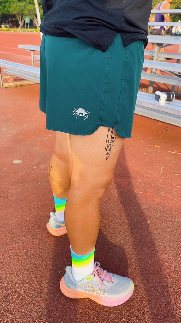 【Women】2 in 1 Multiple Functional Running Shorts (Noble Green)