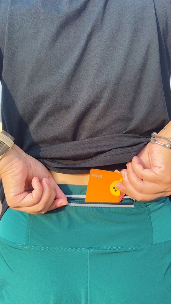 【Women】2 in 1 Multiple Functional Running Shorts (Noble Green)