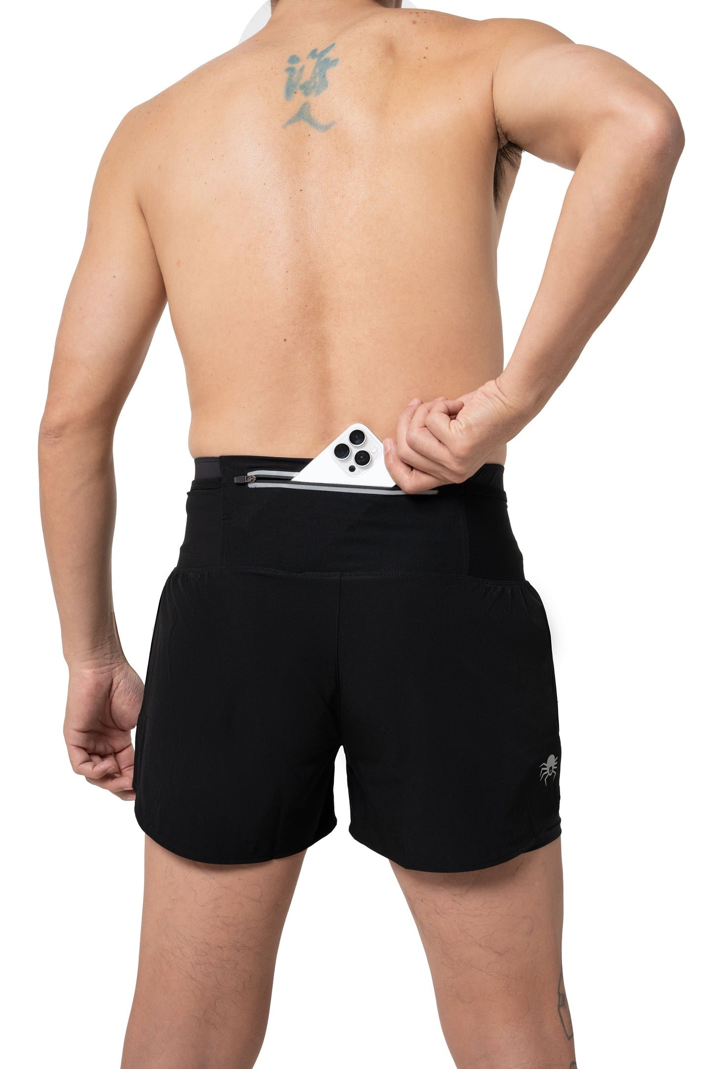 【Women】2 in 1 Multiple Functional Running Shorts (Black)