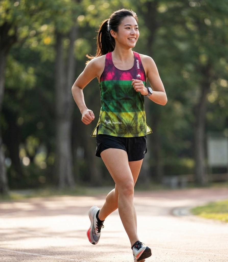 【Women】"Feel Nothing" - Seamless Singlet - Prey Light