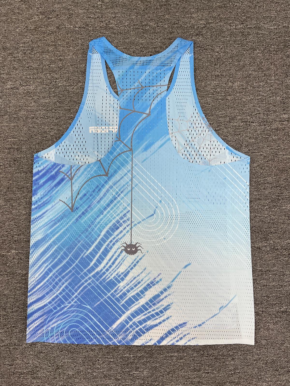 【Time Limited Discount】【Men】"Feel Nothing" - Seamless Singlet Version 2 - Tsunami Blue  (Pre-order: Expected to deliver within 2 weeks)