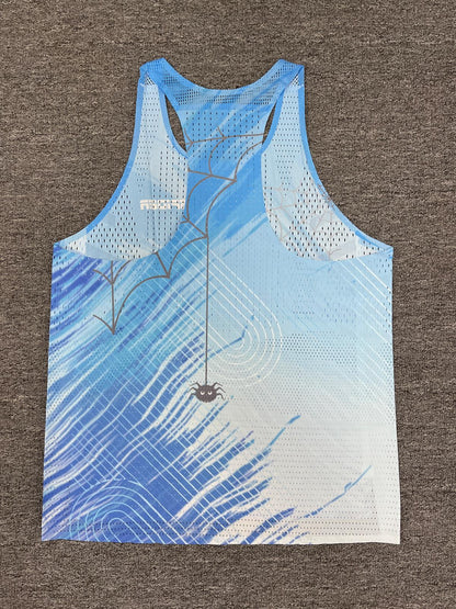 【Time Limited Discount】【Men】"Feel Nothing" - Seamless Singlet Version 2 - Tsunami Blue  (Pre-order: Expected to deliver within 2 weeks)